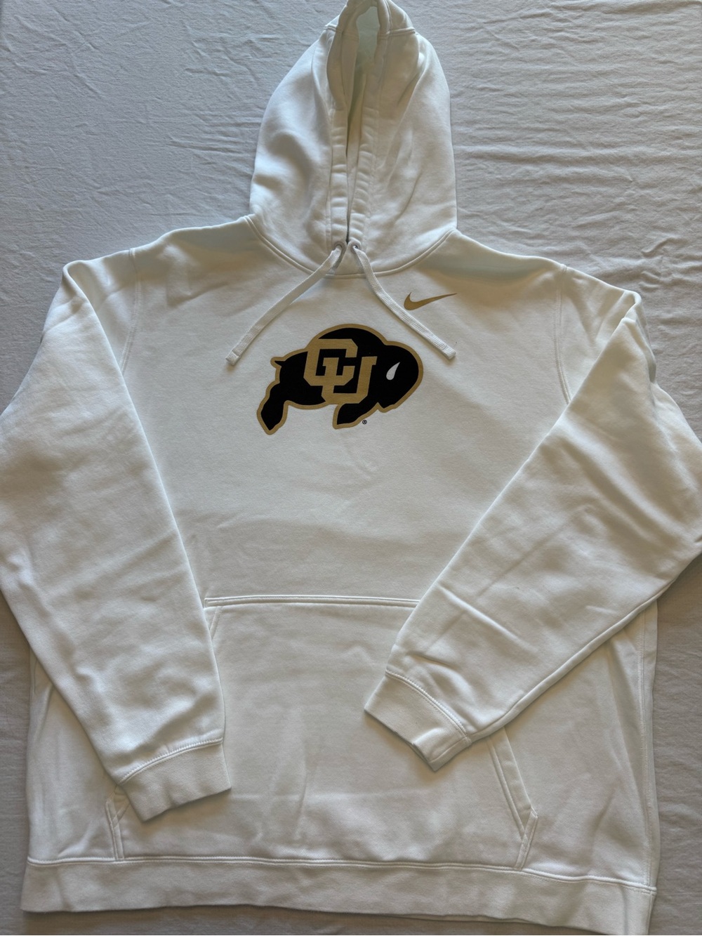 Nike Colorado Buffaloes White Pullover Hoodie Sweatshirt Size XXL B13